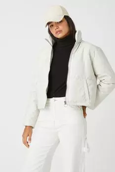 Женская бежевая куртка Koton, зеленый