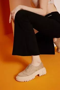 Женская бежевая повседневная обувь M.P, крем