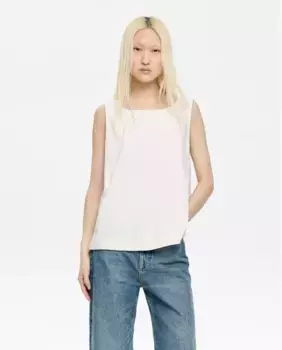 Женская безрукавка Roma трикотажная футболка Bimba y Lola, цвет Crudo