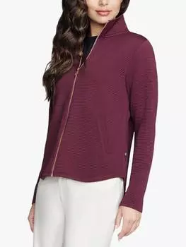 Женская блестящая куртка go walk Skechers, цвет Burgundy/Pink