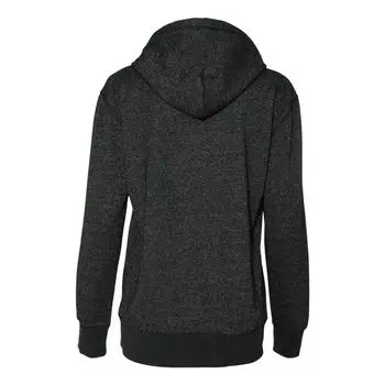 Женская блестящая толстовка с капюшоном из французской махровой ткани J. America