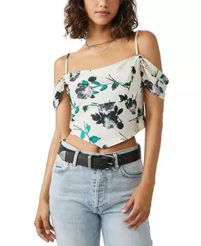 Женская блуза cassandra с цветочным принтом Free People, мульти