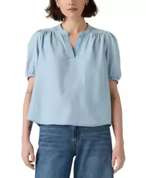 Женская блузка Amelie из хлопкового поплина Levi's, синий