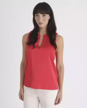 Женская блузка без рукавов Calvin Klein, красный