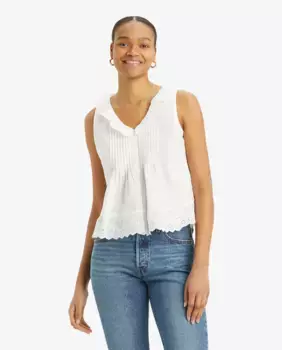 Женская блузка без рукавов Levi's, белый