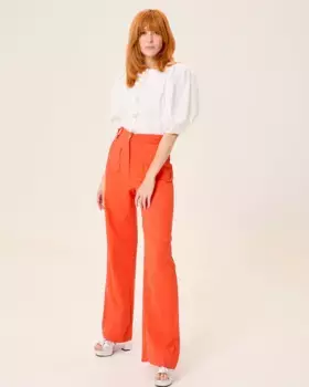 Женская блузка «Джейн» с рукавами-фонариками и перламутровыми пуговицами Dolores Promesas, белый