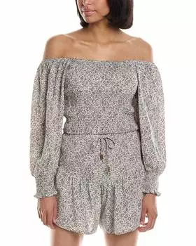 Женская блузка Elsa с морским цветочным принтом bishop + young, цвет sea floral