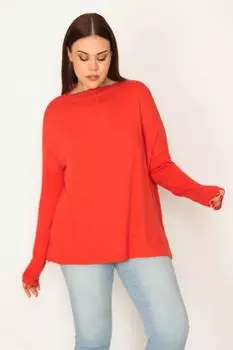 Женская блузка гранатового цвета с низкими рукавами больших размеров ans, розовый