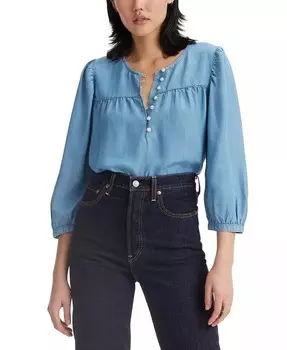 Женская блузка Halsey с рукавом 3/4 Levi's, синий