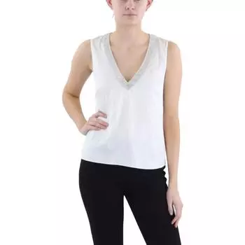 Женская блузка из полиэстера с декором от Candice Generation Love, белый