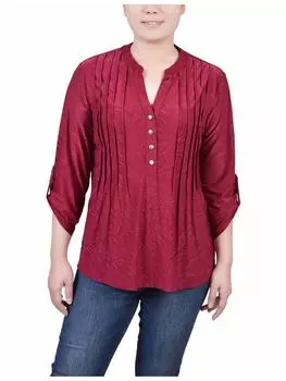 Женская блузка NY Collection, цвет beet red