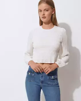 Женская блузка с длинным рукавом Brownie, цвет Crudo