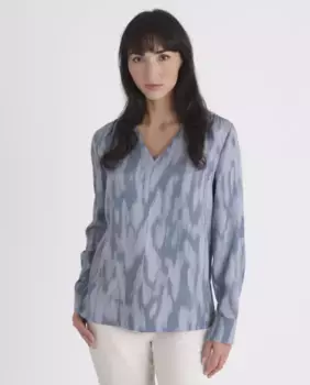 Женская блузка с длинным рукавом Calvin Klein, синий