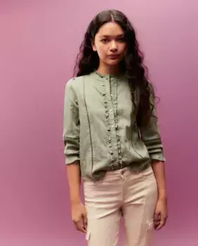 Женская блузка с длинным рукавом Green Coast, зеленый