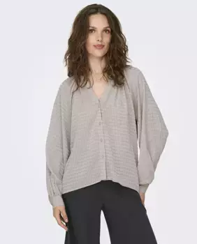 Женская блузка с длинным рукавом jdy, цвет Topo