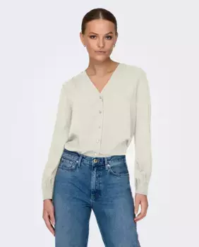 Женская блузка с длинным рукавом jdy, цвет Crema