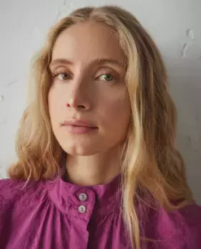 Женская блузка с длинным рукавом крестом Lloyd's, цвет Buganvilla