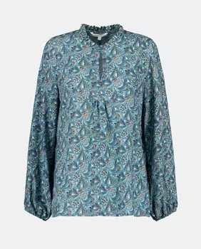 Женская блузка с длинным рукавом Southern Cotton, зеленый