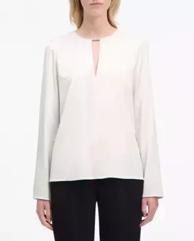 Женская блузка с длинными рукавами Calvin Klein, белый