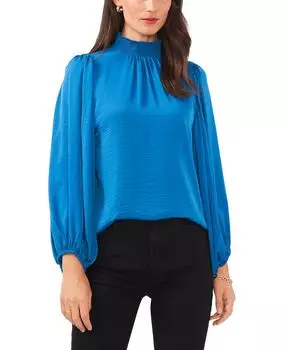 Женская блузка с длинными рукавами и присборенным воротником Vince Camuto, мульти