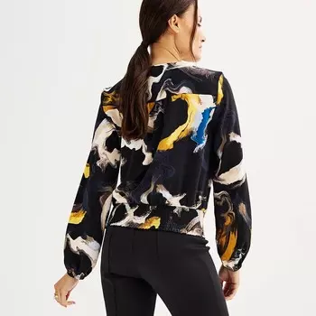 Женская блузка с длинными рукавами Nine West, цвет Washed Grape