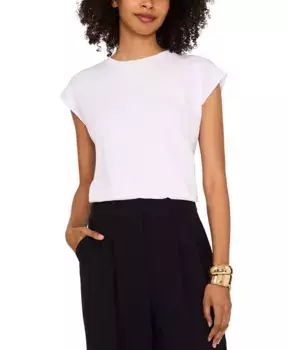 Женская блузка с каплевидными рукавами и расклешенным низом Vince Camuto, белый