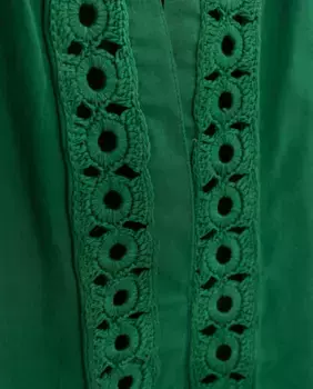 Женская блузка с коротким рукавом IKKS, светло-зеленый