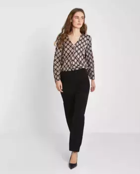 Женская блузка с принтом и V-образным вырезом Trucco, мультиколор