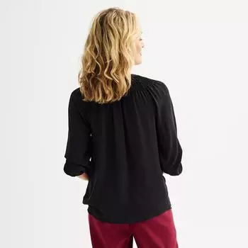 Женская блузка с присборами Croft & Barrow Croft & Barrow