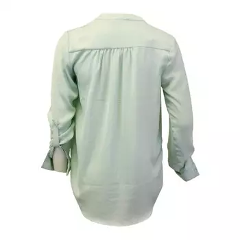 Женская блузка с V-образным вырезом и разрезом Air Flow (свежая мята) Renuar