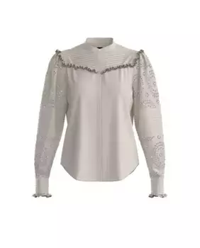 Женская блузка со складками Boss Orange, бежевый