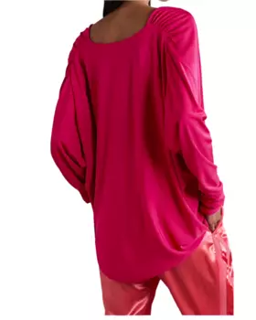Женская блузка Tom Ford из вискозы цвета фуксии, цвет tom ford womens fuchsia viscose blouse