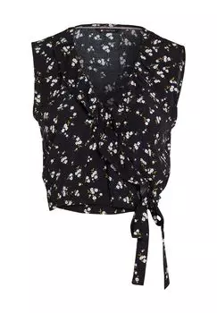 Женская блузка-топ с цветочным принтом и запахом TOMMY Jeans, цвет Spring Floral