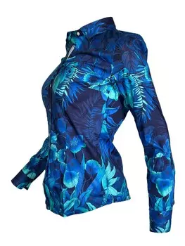 Женская блузка Valentina цвета тропический синий сад Borsa