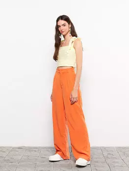 Женская блузка в полоску с квадратным вырезом и бретелями LCW Limited