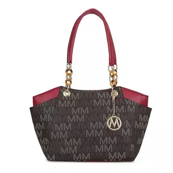 Женская большая сумка Cameron из веганской кожи Mkf Collection от Mia K MKF Collection, красный