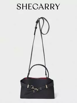 Женская большая сумка из искусственной кожи для осени