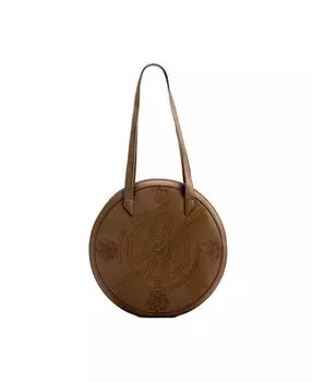 Женская большая сумка Meghan из искусственной кожи, средний размер Gunas, коричневый