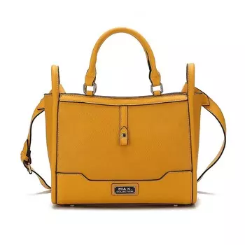 Женская большая сумка Melody из веганской кожи MKF Collection от Mia K, желтый