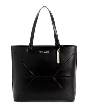 Женская большая сумка Stevei с тремя отделениями Nine West, черный