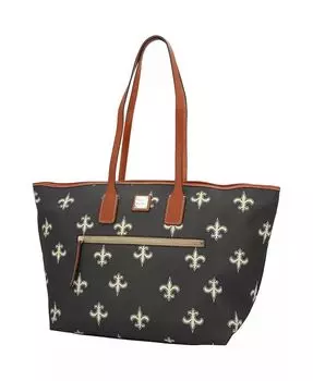 Женская большая сумка-тоут New Orleans Saints с монограммой в спортивном стиле Dooney & Bourke, мультиколор