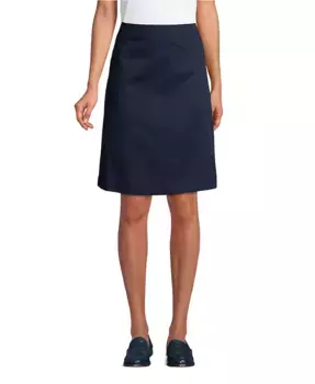 Женская брючная юбка-шорты Blend Chino до колена Lands' End, синий