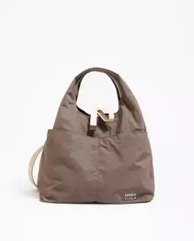 Женская бумажная средняя нейлоновая сумочка Bimba y Lola, коричневый