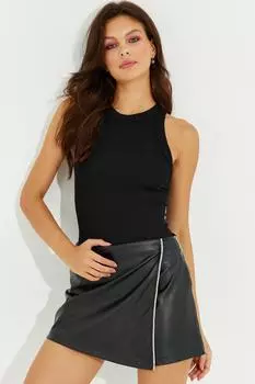 Женская черная блузка с бретелькой на шее LPP1233 Cool & Sexy, черный