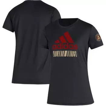 Женская черная футболка adidas Atlanta United FC Creator Vintage adidas