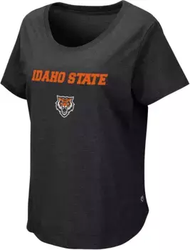 Женская черная футболка Colosseum Idaho State Bengals