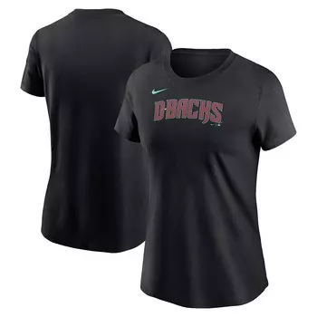 Женская черная футболка с надписью Nike Arizona Diamondbacks, цвет Dbk Black