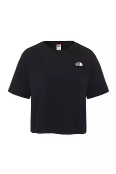 Женская черная футболка THE NORTH FACE, черный