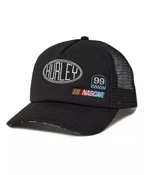 Женская черная кепка Snapback NASCAR Foam Trucker Snapback Hurley, черный
