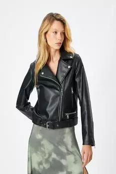 Женская черная куртка Koton, черный